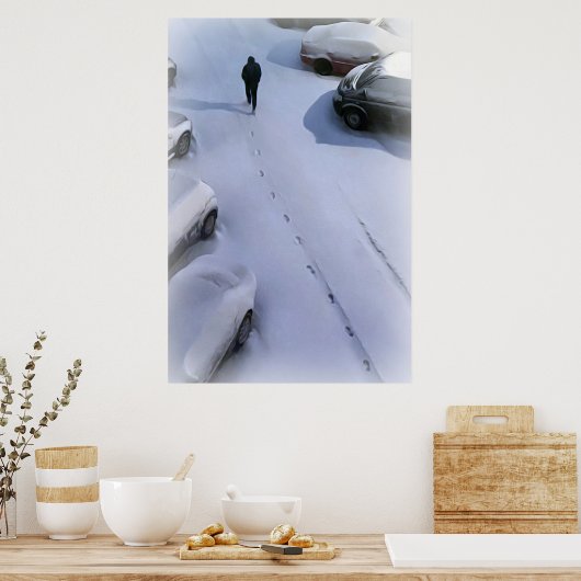 Der neue Schnee Poster (Küche)