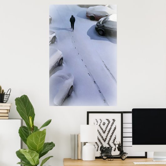 Der neue Schnee Poster (Heimbüro)