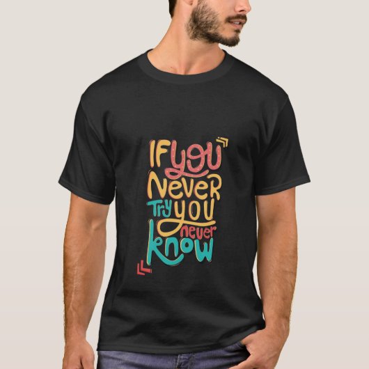 Der neue Schwarz-Farbe-Trendy-T - Shirt (Vorderseite)