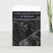 der neue unerfahrene Mitarbeiter Karte (Rückseite)