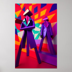 Der neue Wave Order Ken Gage Surrealismus Poster