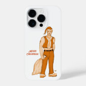 Der neue Weihnachtsmann - Frohe Weihnachten! iPhone Hülle (Rückseite)