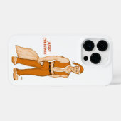 Der neue Weihnachtsmann - Frohe Weihnachten! iPhone Hülle (Rückseite (Horizontal))