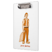 Der neue Weihnachtsmann - Frohe Weihnachten! Klemmbrett (Links)