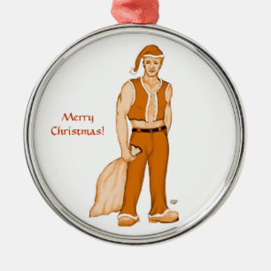 Der neue Weihnachtsmann - Frohe Weihnachten! Ornament Aus Metall