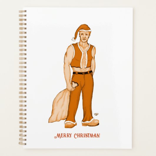 Der neue Weihnachtsmann - Frohe Weihnachten! Planer (Vorderseite)