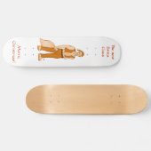 Der neue Weihnachtsmann frohe Weihnachten! Skateboard (Horizontal)