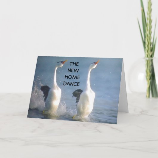 DER "NEUE ZUHAUSE" TANZ, INSBESONDERE FÜR SIE KARTE (Vorderseite)