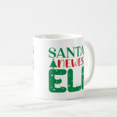 Der neueste Elf des Weihnachtsmanns Kaffeetasse (VorderseiteRechts)