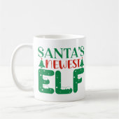 Der neueste Elf des Weihnachtsmanns Kaffeetasse (Links)