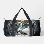 Der neugierige Uhrwerk-Schwan. Duffle Bag (Vorderseite)