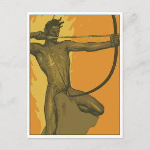 Der neunte Pfeil von Fritz Erler Postkarte