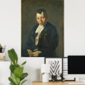 Der Newsboy von George Bellows Poster (Heimbüro)