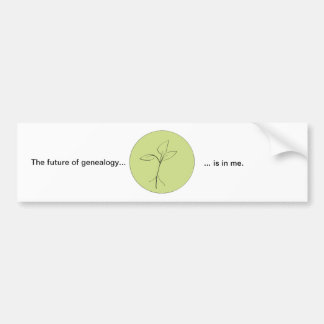 Der NextGen Zukunft-/Vergangenheits-Autoaufkleber Autoaufkleber