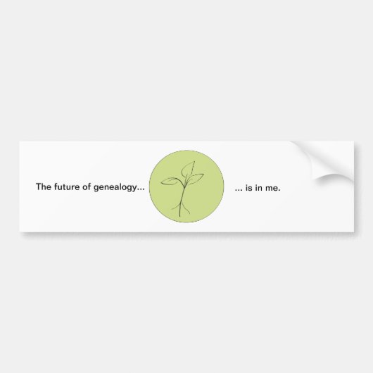 Der NextGen Zukunft-/Vergangenheits-Autoaufkleber Autoaufkleber (Vorne)