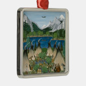 Der Nez Perce ~ Wallowa See Ornament Aus Metall (Rechts)