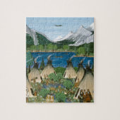 Der Nez Perce ~ Wallowa See Puzzle (Vertikal)