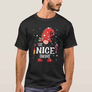 Der Nice Gnome passt Familie Weihnachten Gnome Paj T-Shirt