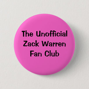 Der nicht offizielle Zack Waren Fanclub Button