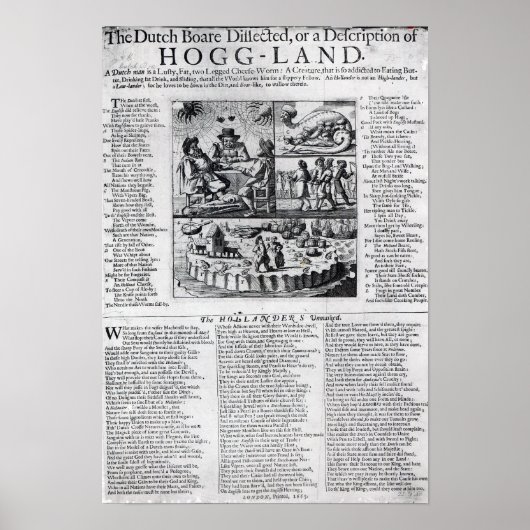 Der niederländische Boare wurde getrennt Poster (Vorne)