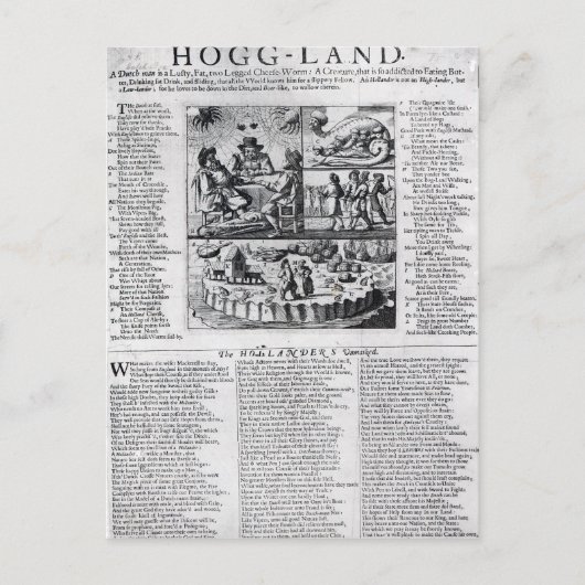 Der niederländische Boare wurde getrennt Postkarte (Vorderseite)