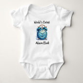Der Niedliche Baby Clock Baby Bodysuit der Welt Baby Strampler (Vorderseite)