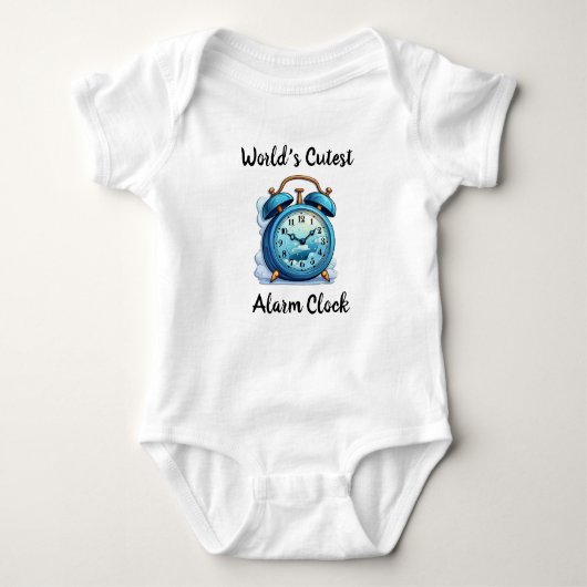 Der Niedliche Baby Clock Baby Bodysuit der Welt Baby Strampler (Vorderseite)