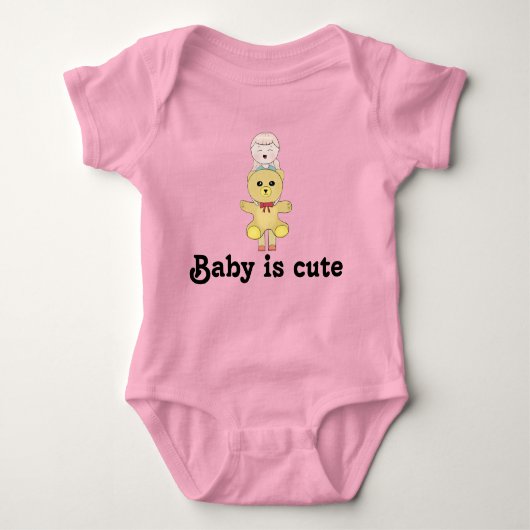 Der niedliche Baby-T - Shirt (Vorderseite)