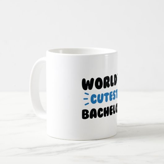 Der Niedliche Bachelor der Welt Kaffeetasse (Vorderseite Links)