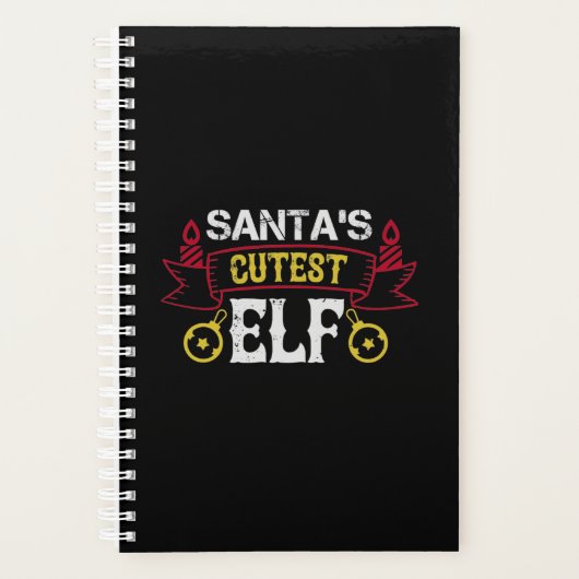 Der Niedliche Elf des Weihnachtsmannes Planer (Vorderseite)