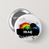 Der niedliche fruchtige Irak Button (Vorne & Hinten)
