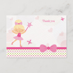 Der niedliche Geburtstag des rosa Dankeskarte