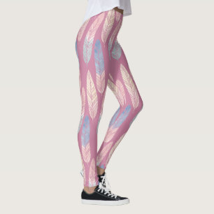 Der niedliche gefärbte boho Musterpastell versieh Leggings
