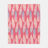 Der niedliche gefärbte boho Musterpastell versieht Fleecedecke (Vorderseite)