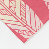 Der niedliche gefärbte boho Musterpastell versieht Fleecedecke (Ecke)