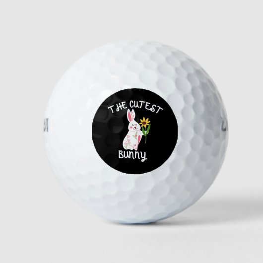 Der Niedliche Hase Golfball (Vorderseite)