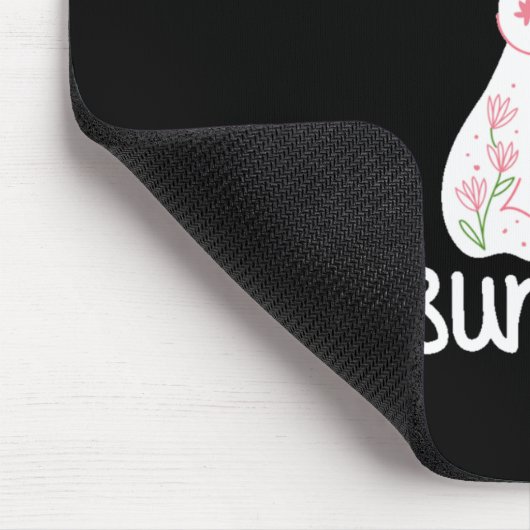 Der Niedliche Hase Mousepad (Ecke)