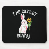 Der Niedliche Hase Mousepad (Vorne)