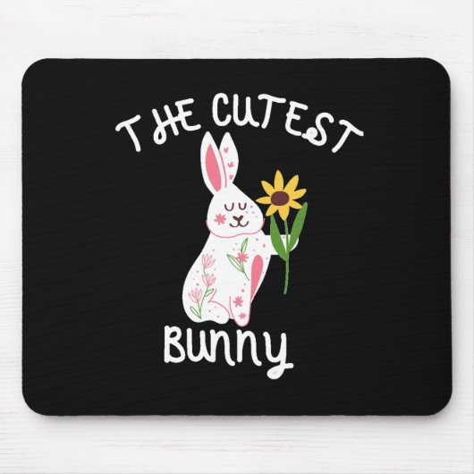 Der Niedliche Hase Mousepad (Vorne)