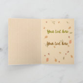 Der Niedliche Herbst Karte (Innenseite)