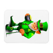 Der NIEDLICHE LEPRECHAUN-Magnet Magnet (Horizontal)