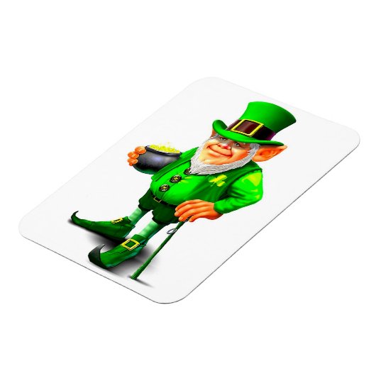 Der NIEDLICHE LEPRECHAUN-Magnet Magnet (Linke Seite)
