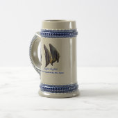 Der Niedliche Longfin Batfish Bierglas (Vorderseite Links)