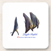 Der Niedliche Longfin Batfish Getränkeuntersetzer (Vorderseite)