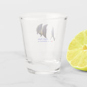 Der Niedliche Longfin Batfish Schnapsglas (Rückseite)