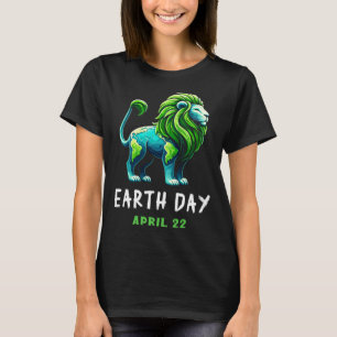 Der Niedliche Löwenerdetag des Sonnentags T-Shirt
