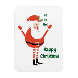 Der niedliche moderne Weihnachtsmann wünscht Ihnen Magnet