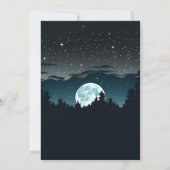 Der Niedliche Nachthimmel des Zweiten Weltkriegs z Einladung (Rückseite)