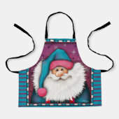 Der Niedliche Name des Kindes "Santa Customized Na Schürze (Vorderseite)