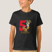 Der Niedliche Piratenjunge des Kindes T-Shirt (Vorderseite)